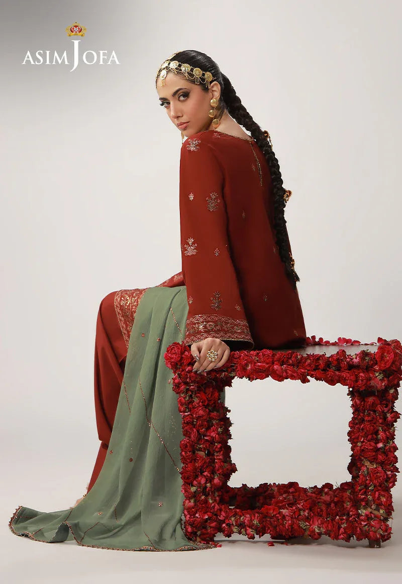 Asim Jofa | Layaan Festive Collection | AJULO-05 - Rang-e-Khaas