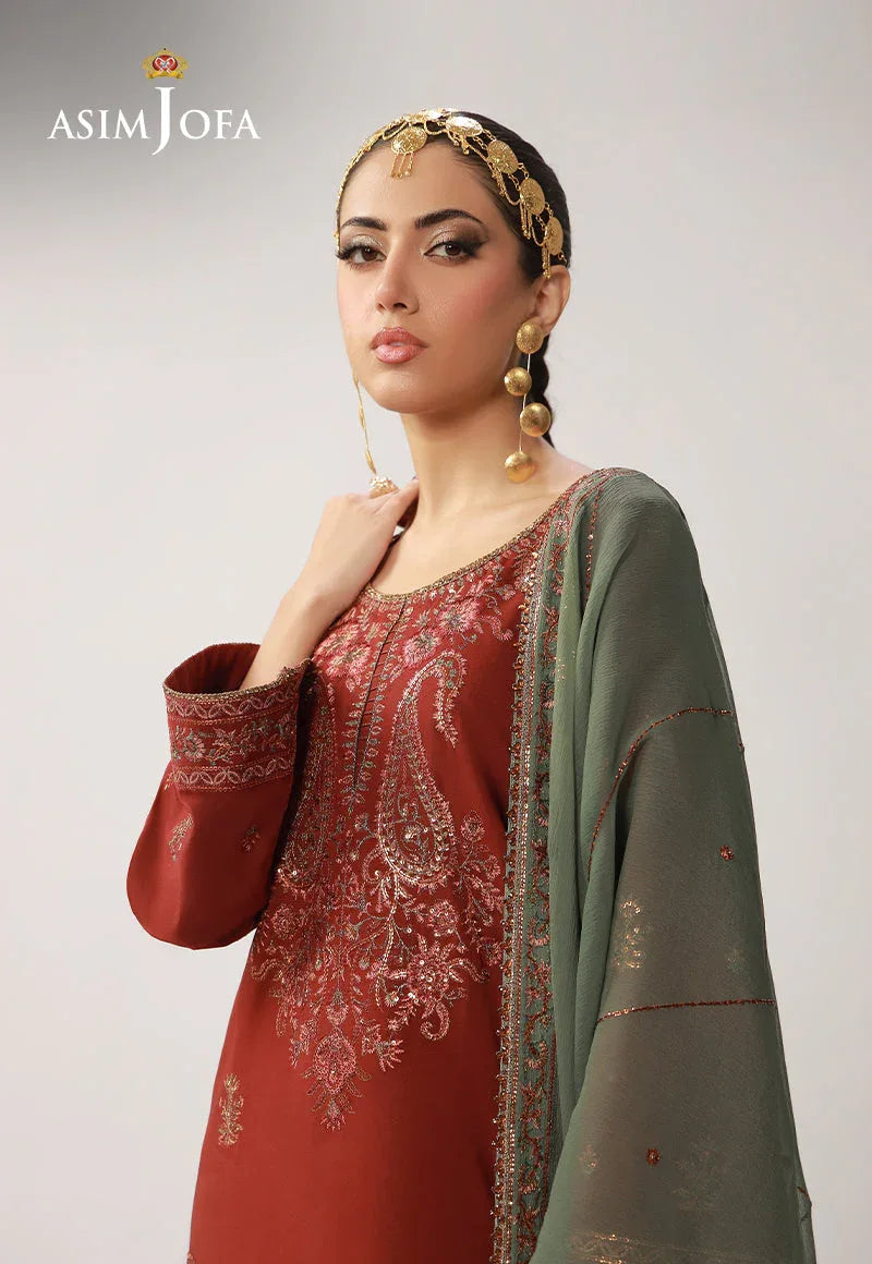 Asim Jofa | Layaan Festive Collection | AJULO-05 - Rang-e-Khaas