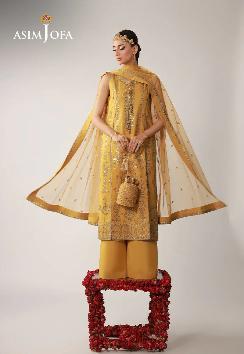 Asim Jofa | Layaan Festive Collection | AJULO-09 - Rang-e-Khaas