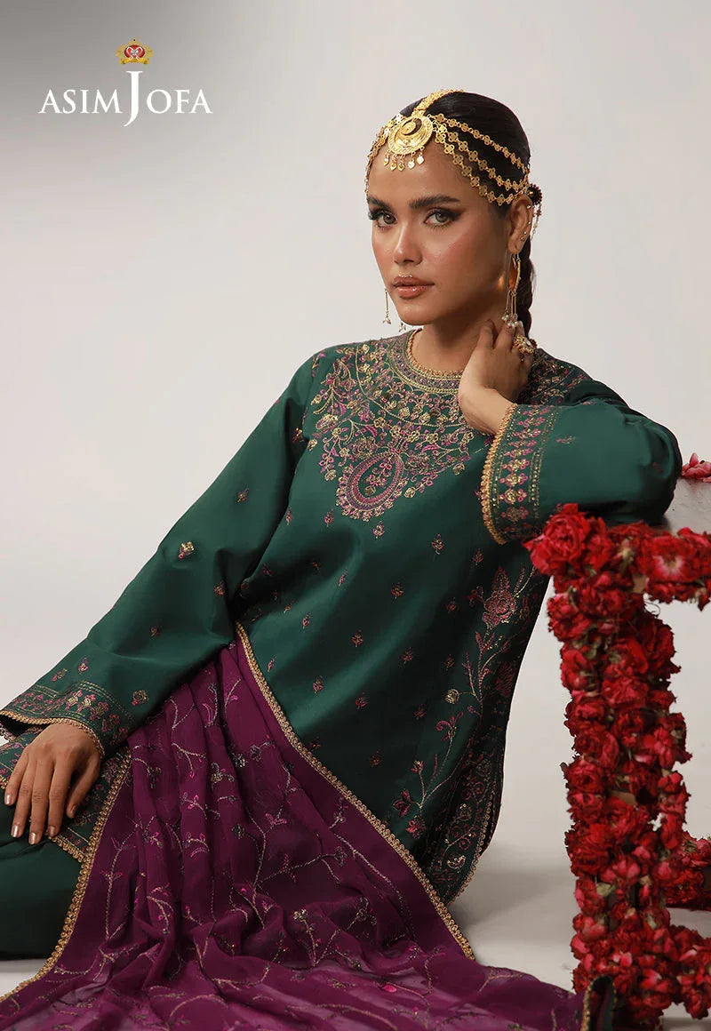 Asim Jofa | Layaan Festive Collection | AJULO-06 - Rang-e-Khaas
