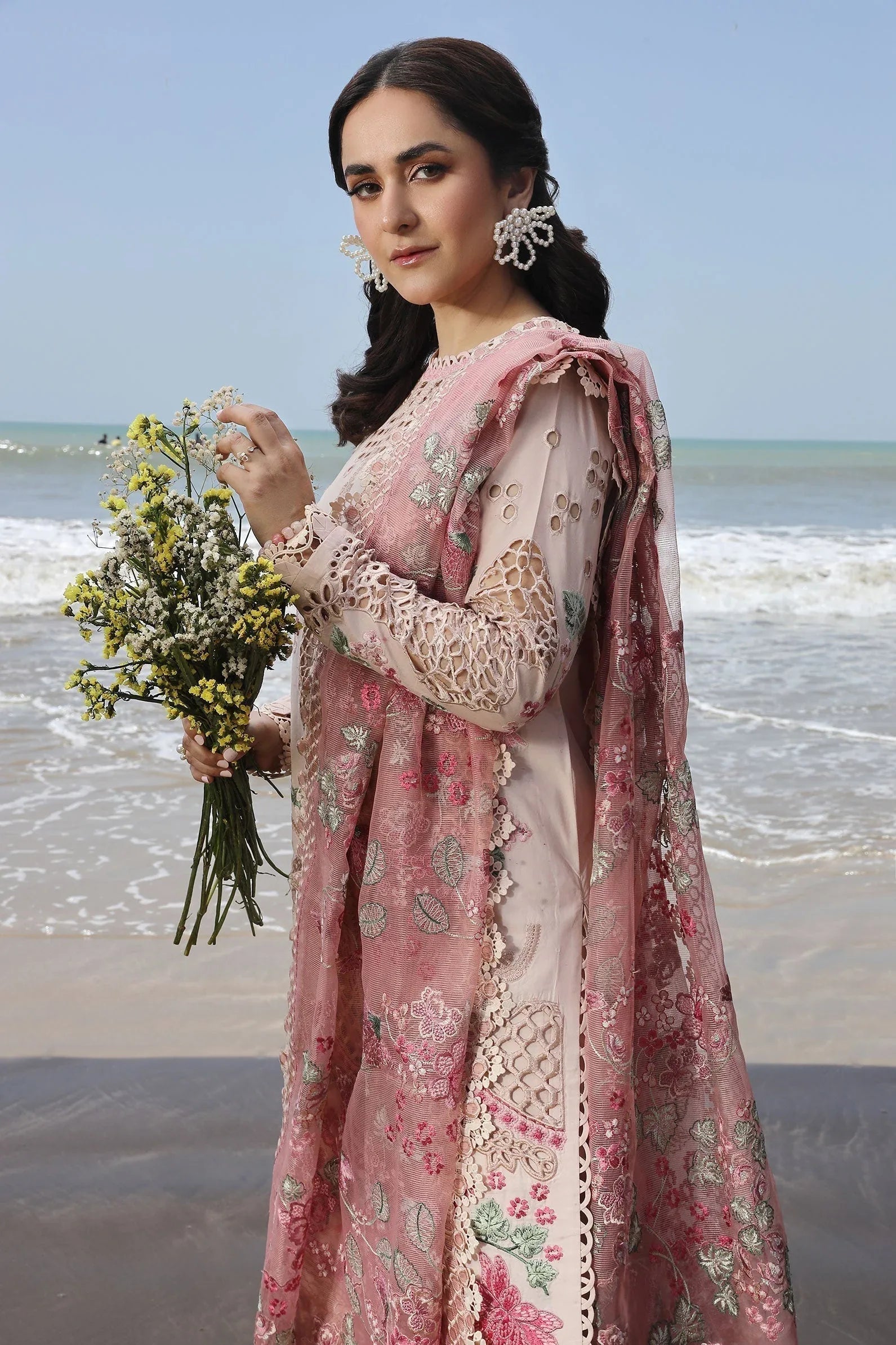 Maryam Hussain | Luxury Lawn 24 | MAYA - Rang-e-Khaas