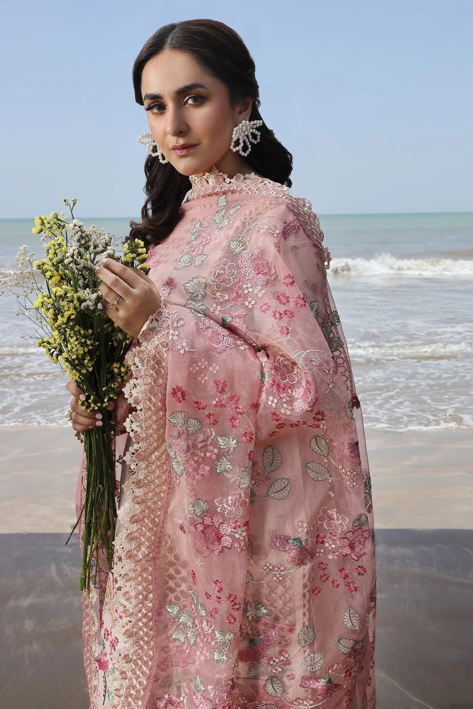 Maryam Hussain | Luxury Lawn 24 | MAYA - Rang-e-Khaas