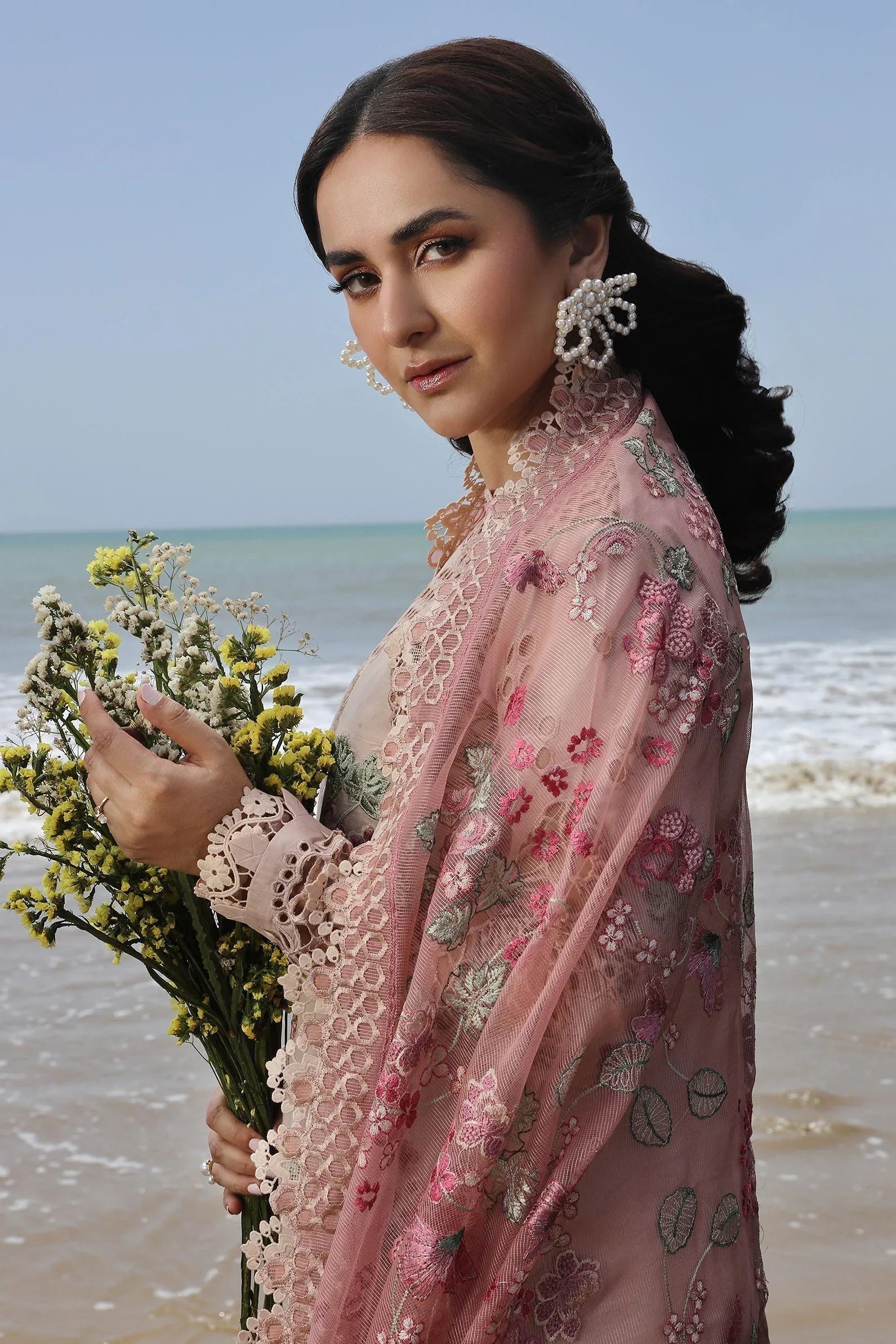 Maryam Hussain | Luxury Lawn 24 | MAYA - Rang-e-Khaas
