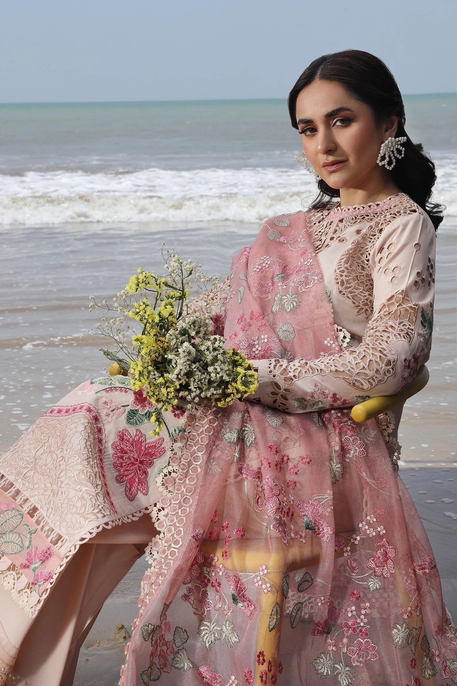 Maryam Hussain | Luxury Lawn 24 | MAYA - Rang-e-Khaas