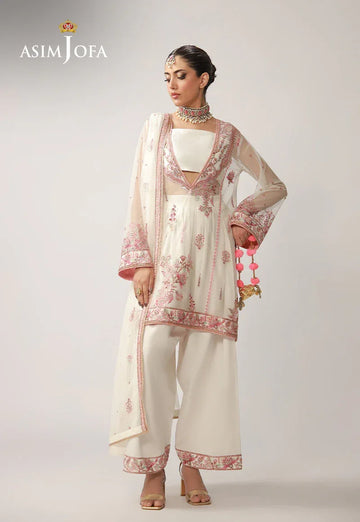 Asim Jofa | Layaan Festive Collection |  AJULO-08 - Rang-e-Khaas