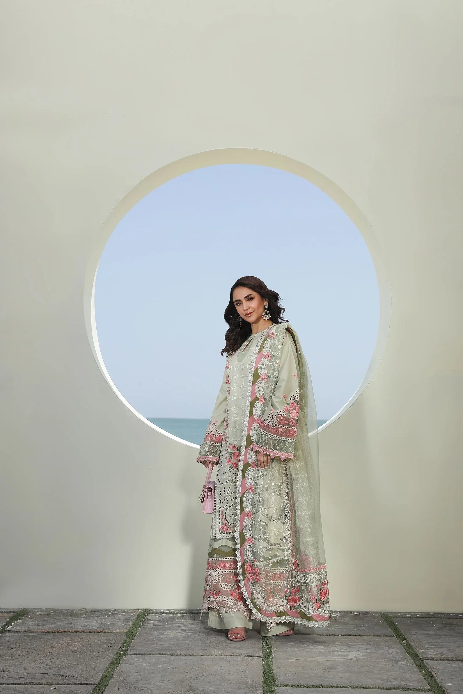 Maryam Hussain | Luxury Lawn 24 | HAVANA - Rang-e-Khaas