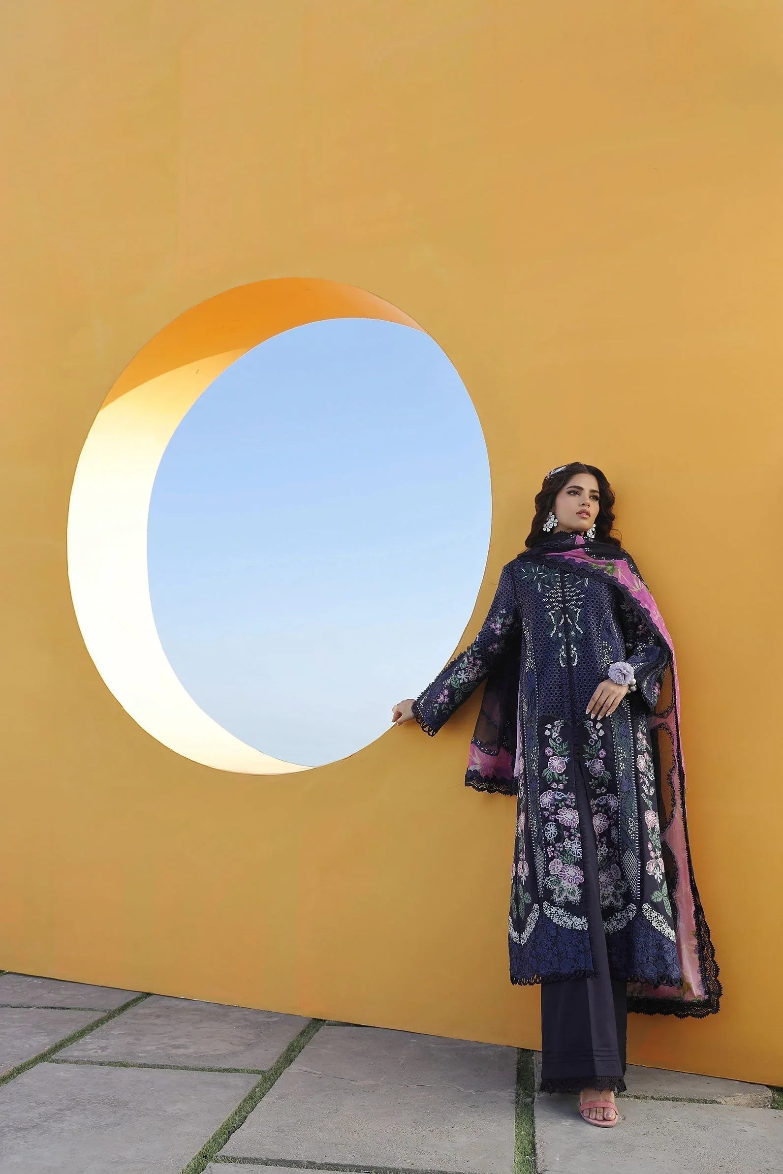 Maryam Hussain | Luxury Lawn 24 | ZOYA - Rang-e-Khaas