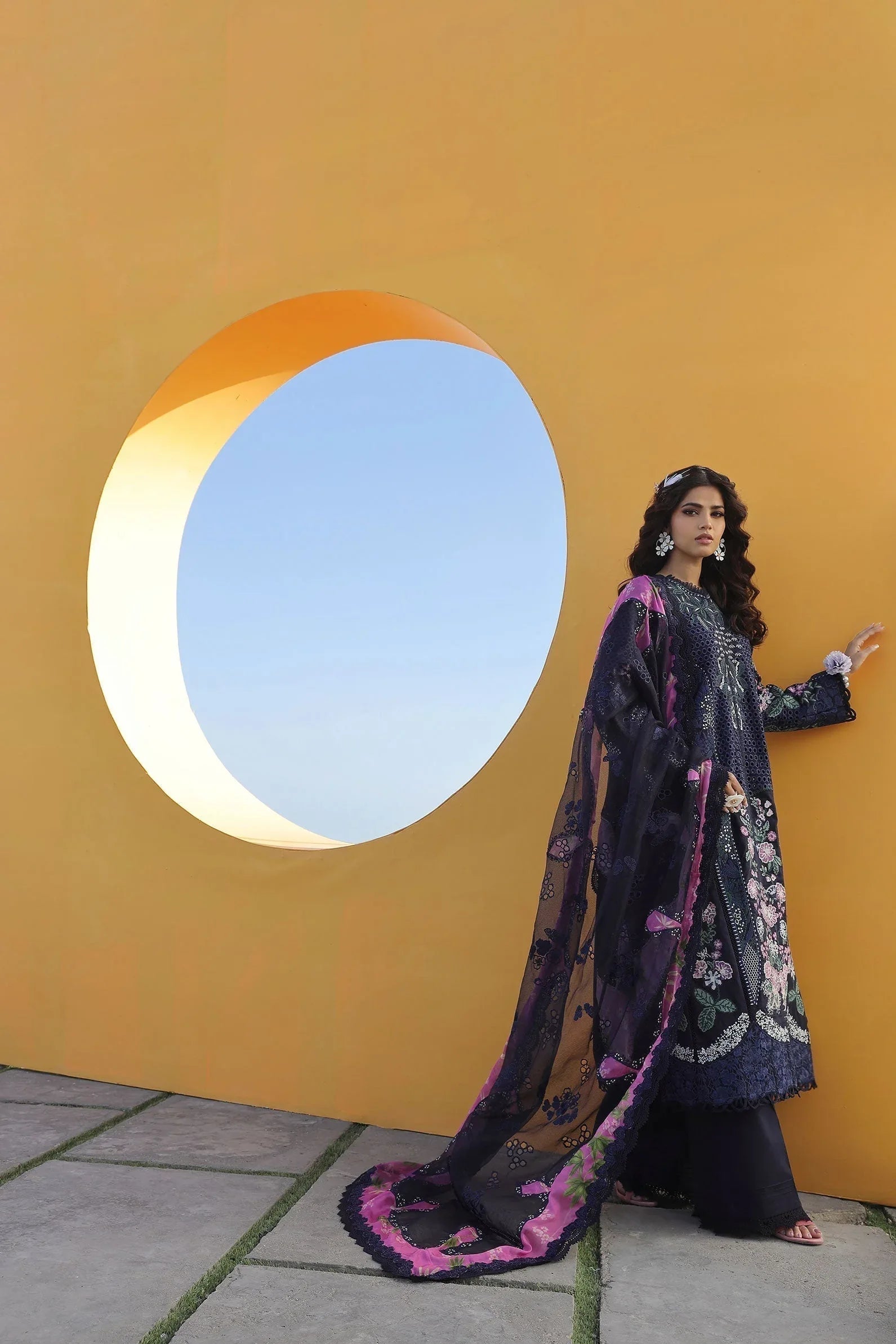 Maryam Hussain | Luxury Lawn 24 | ZOYA - Rang-e-Khaas