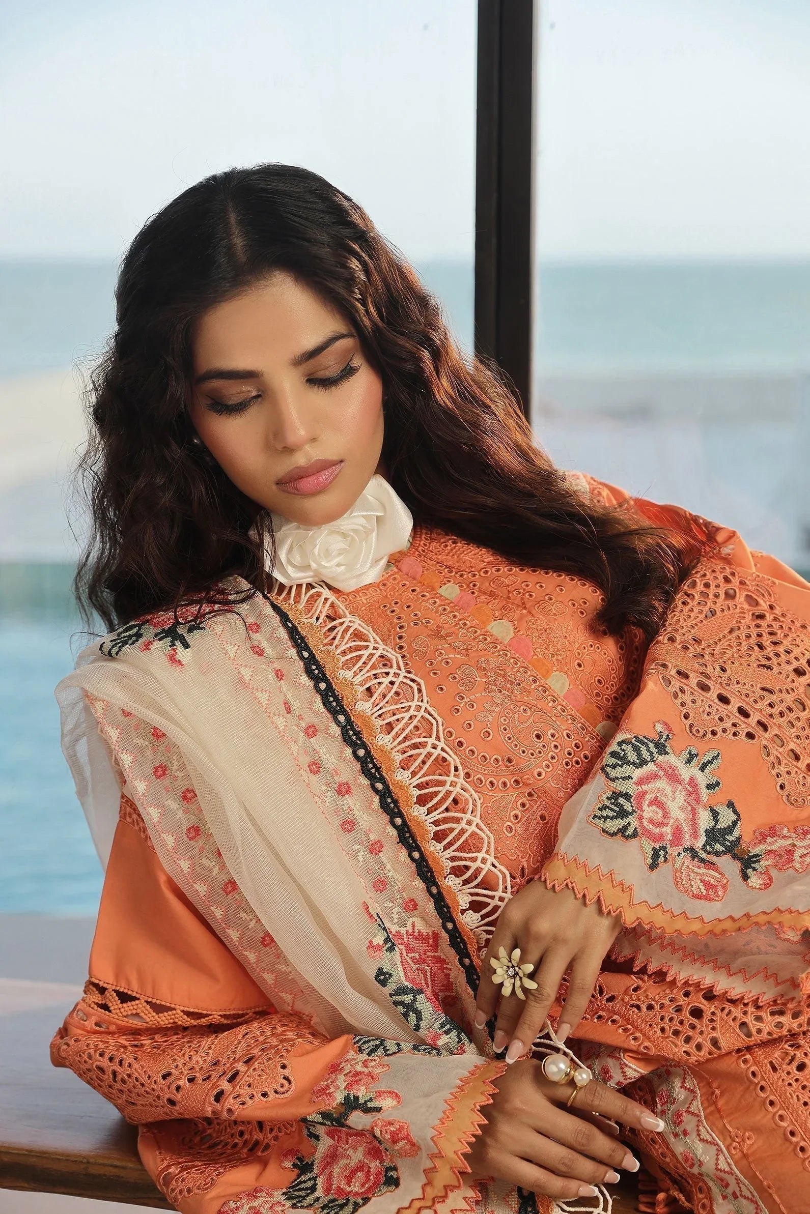 Maryam Hussain | Luxury Lawn 24 | XURI - Rang-e-Khaas