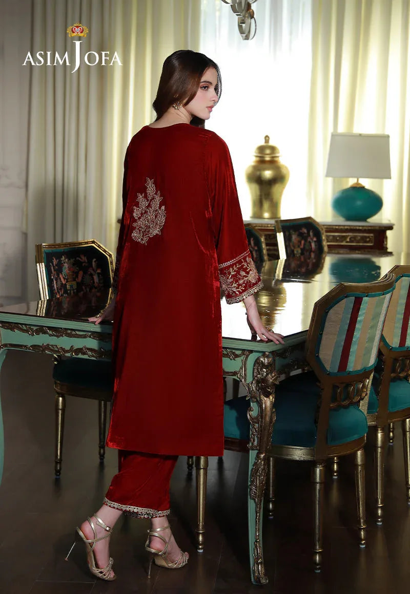Asim Jofa | Velvet Edit | AJVG-08 - Rang-e-Khaas