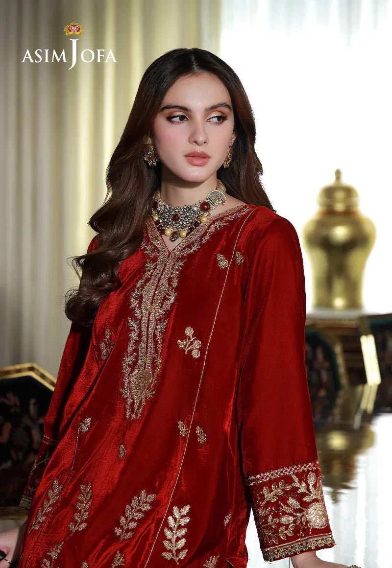 Asim Jofa | Velvet Edit | AJVG-08 - Rang-e-Khaas