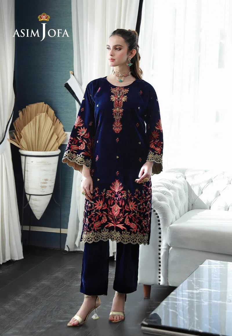 Asim Jofa | Velvet Edit | AJVG-03 - Rang-e-Khaas