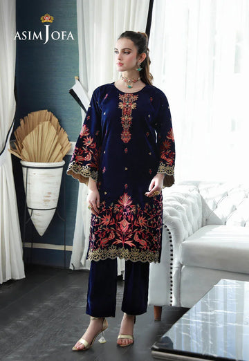 Asim Jofa | Velvet Edit | AJVG-03 - Rang-e-Khaas