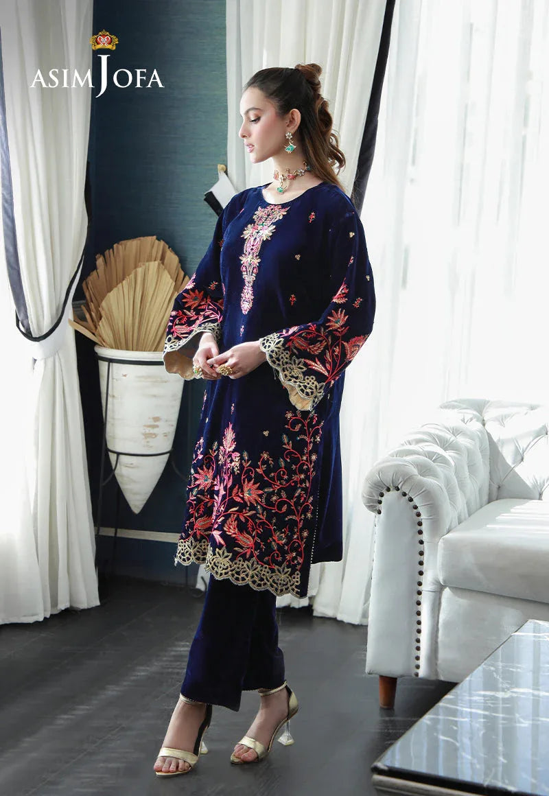 Asim Jofa | Velvet Edit | AJVG-03 - Rang-e-Khaas