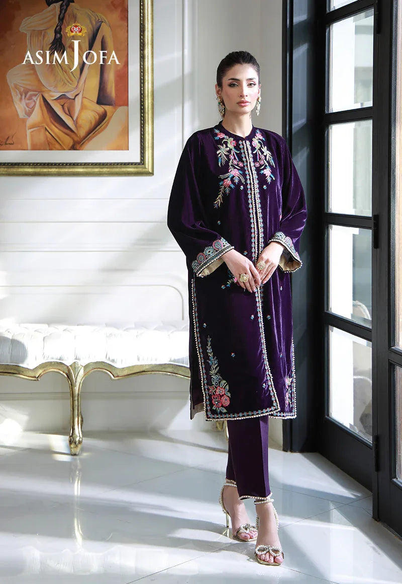 Asim Jofa | Velvet Edit | AJVG-10 - Rang-e-Khaas