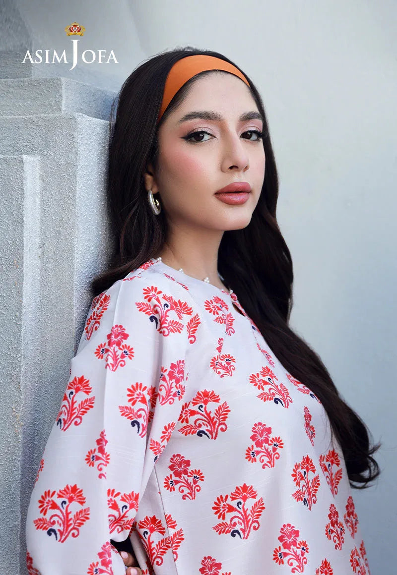 AJSS-15 PRINTED RAW SILK 2PCS