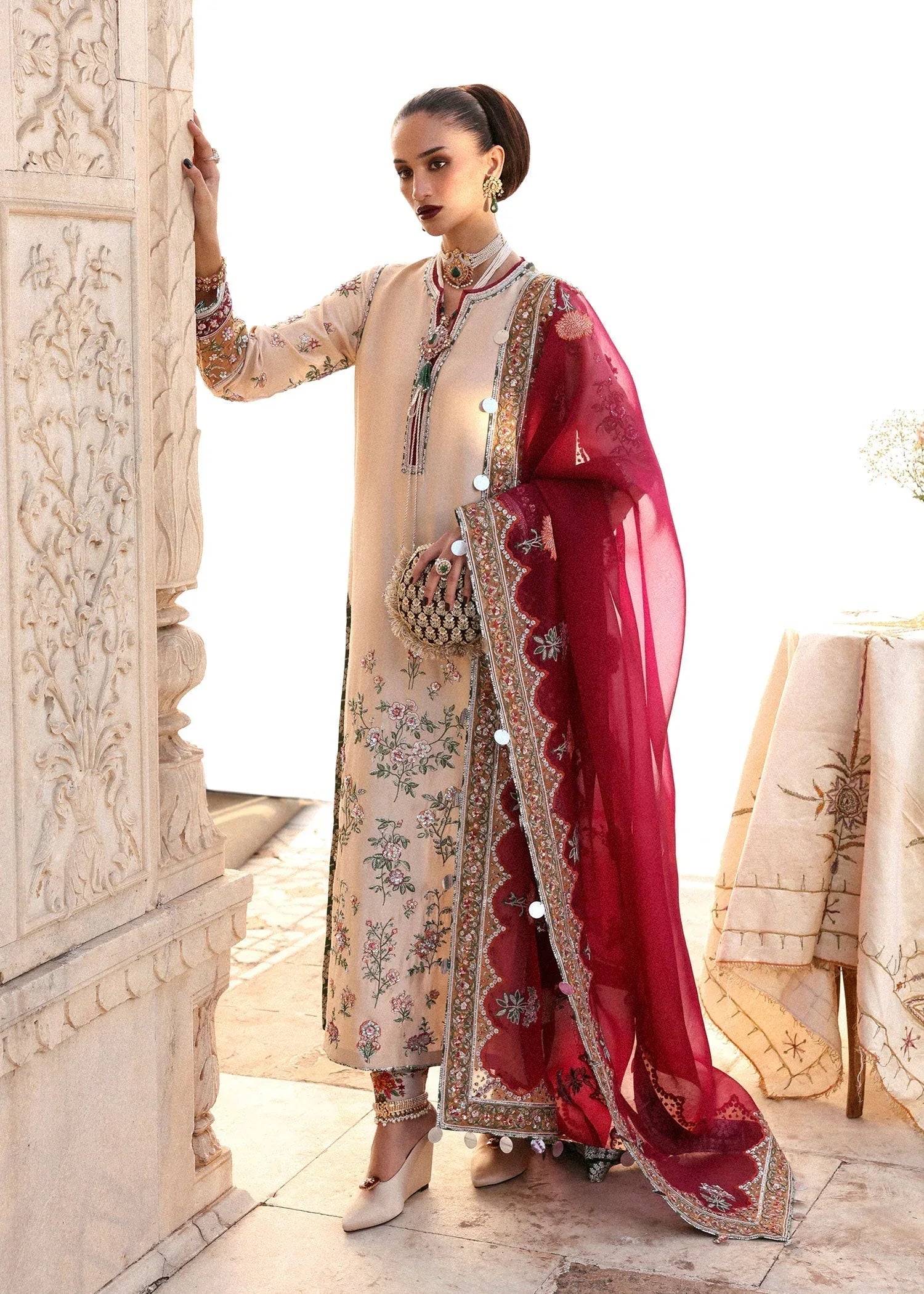 Hussain Rehar | Luxury Pret AW 25 | Florielle - Rang-e-Khaas