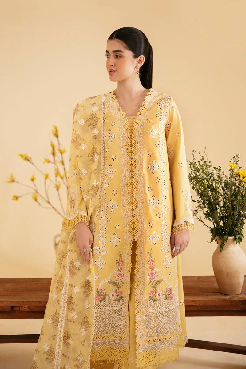 Qalamkar | Qlinekari Luxury Lawn | SQ-12 ZHAIN - Rang-e-Khaas
