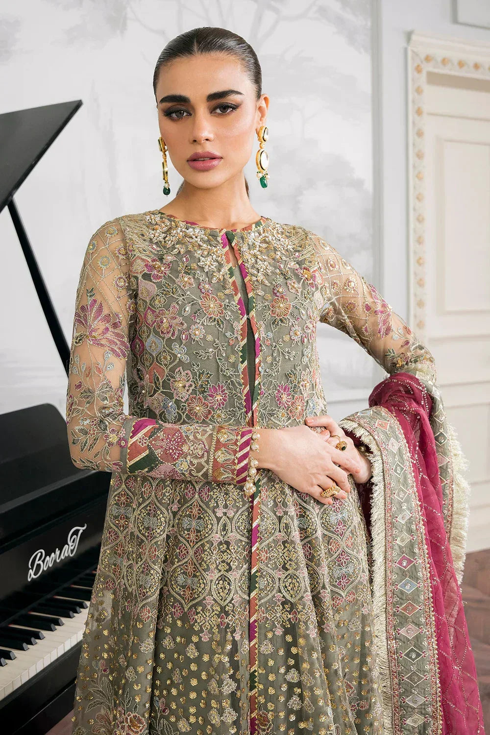Baroque | Chantelle Embroidered Collection 2024 | CH12-02 - Rang-e-Khaas