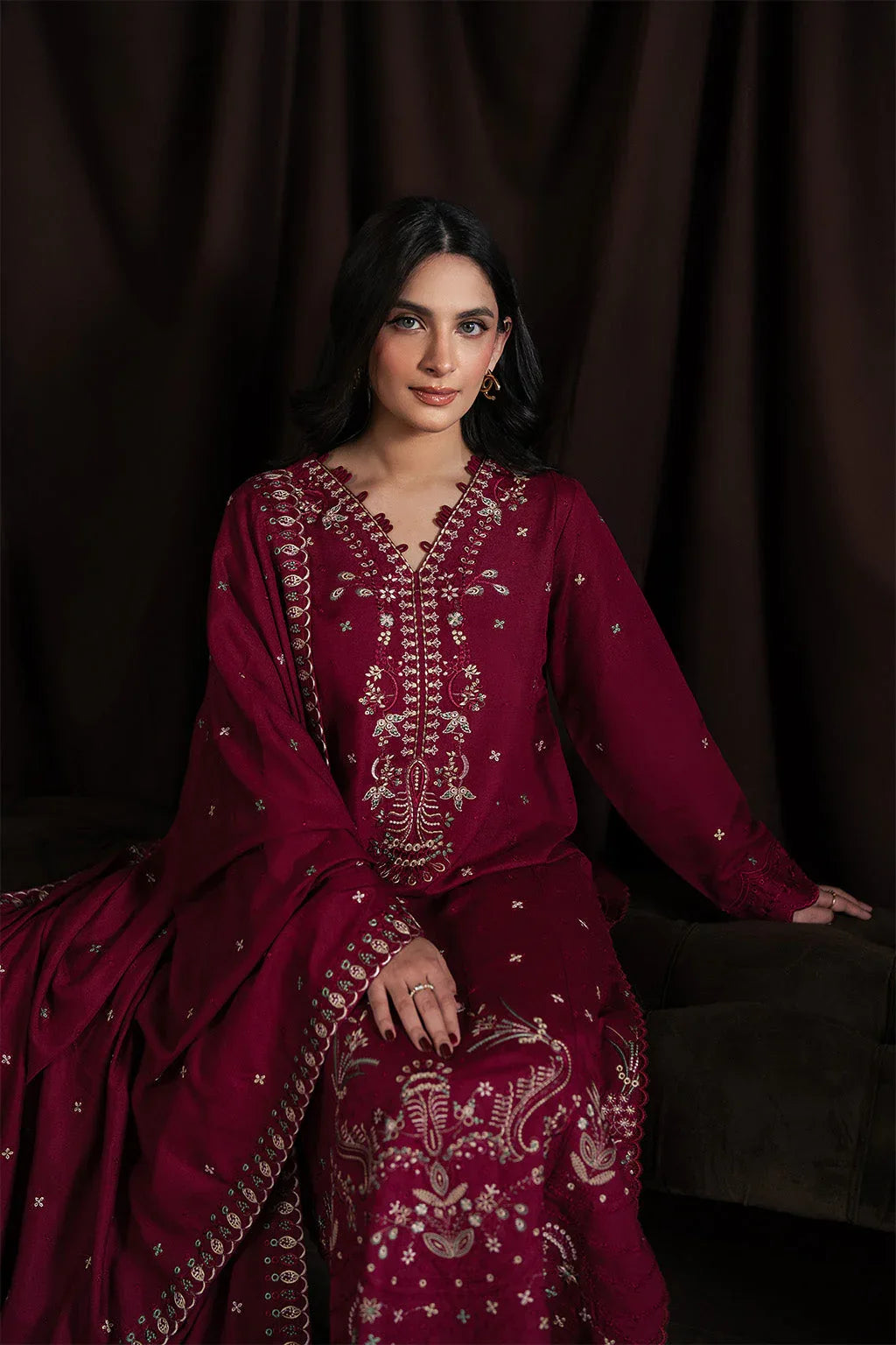 Neeshay | Winter Reverie | Merlot - Rang-e-Khaas