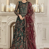 Zarif | Mehroz Formals | PINE GREEN