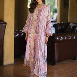 Elaf Premium Print Chikankari Lawn Unstitched 3Pc Suit ECT-04B DELPHINE