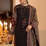 BAROQUE-EMBROIDERED CHIFFON CH09-04