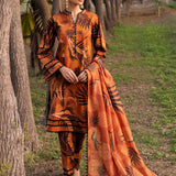 Alizeh | Sheen Lawn Prints 24 | MARIGOLD
