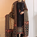 BAROQUE-EMBROIDERED CHIFFON CH09-04
