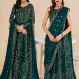 Iznik | Chinnon Chiffon | CC-47 Embroidered Chiffon