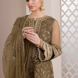 BAROQUE-EMBROIDERED ORGANZA UF-414