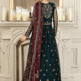 Zarif | Mehroz Formals | PINE GREEN