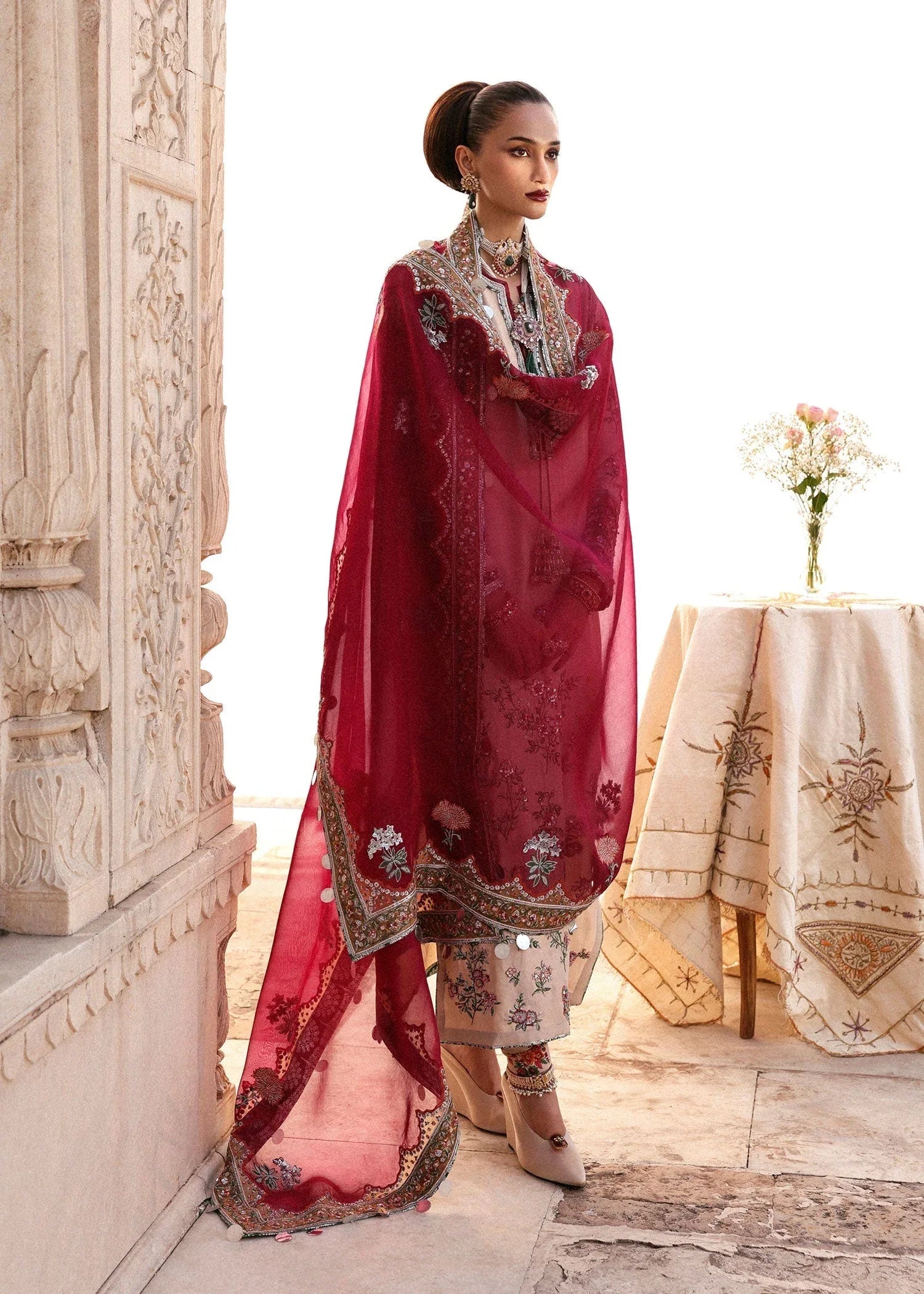 Hussain Rehar | Luxury Pret AW 25 | Florielle - Rang-e-Khaas