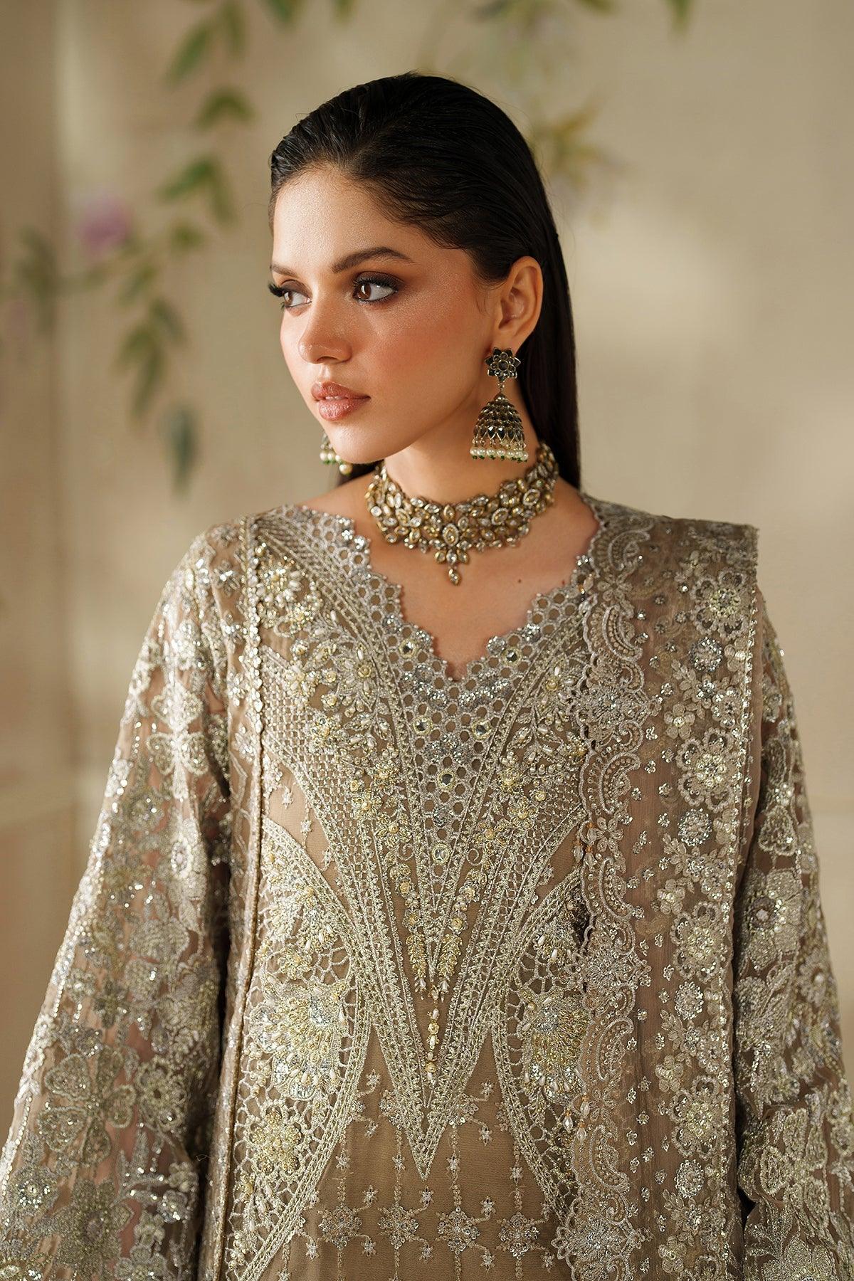 EMBROIDERED CHIFFON CH14-08 STITCHED