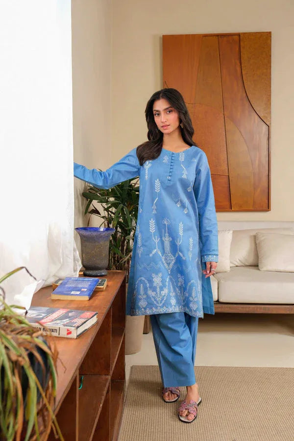 Noor by Saadia Asad | Noor Pret 25 | D5 - Blue Miraj - Rang-e-Khaas