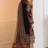 BAROQUE-EMBROIDERED CHIFFON CH09-04