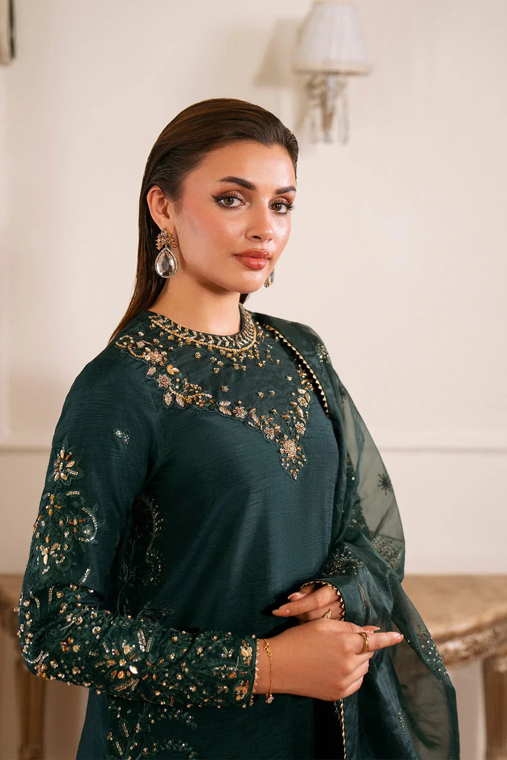Neeshay | Luxe Pret | Emerelle - Rang-e-Khaas