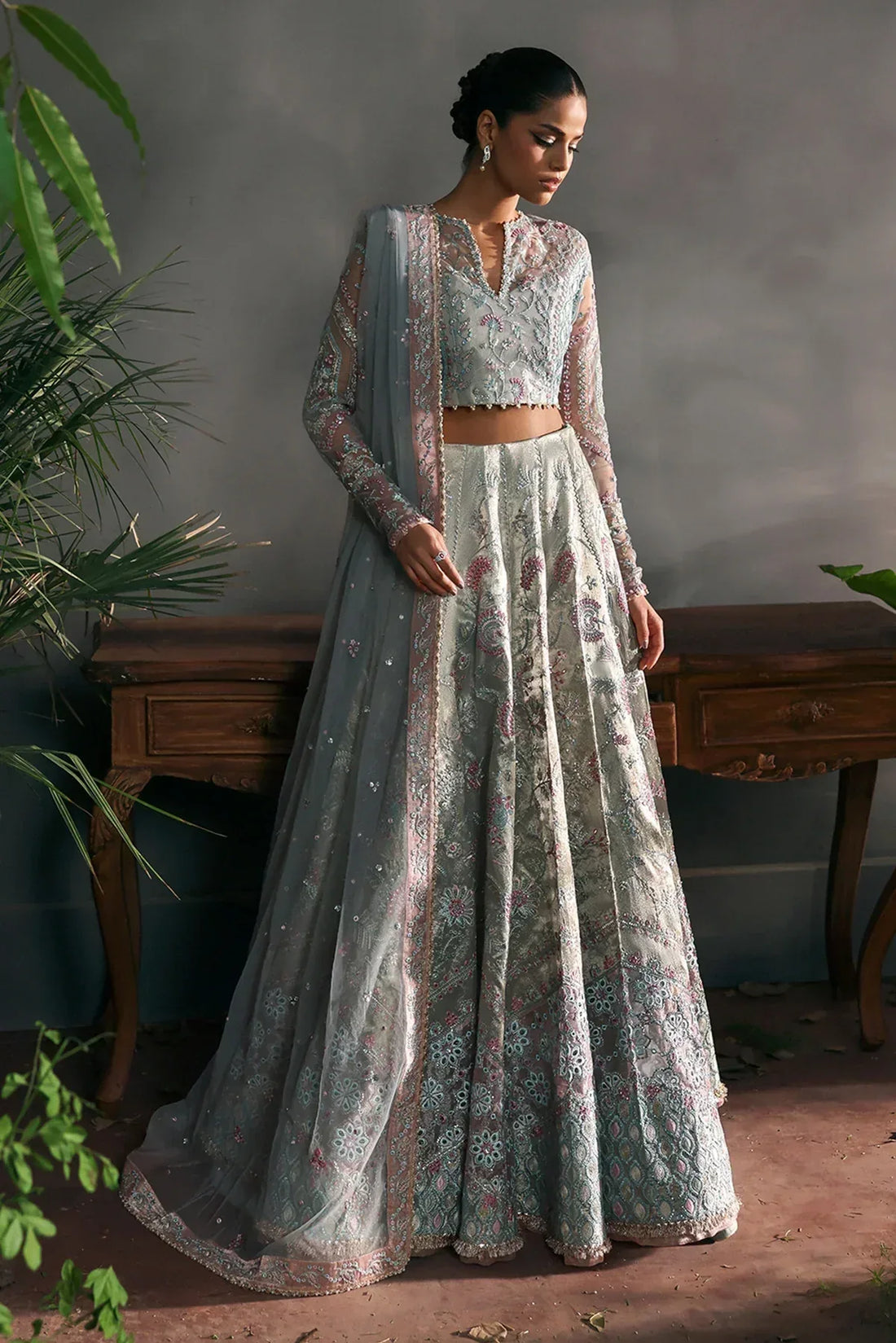 Afrozeh | La Fuchsia 25 | Elanora - Rang-e-Khaas