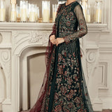 Zarif | Mehroz Formals | PINE GREEN