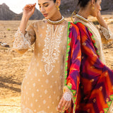 Zainab Chottani Embroidered Chikankari Lawn 3Pc Suit ZC-02A