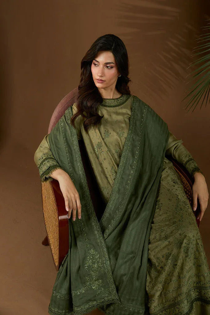 Sobia Nazir | Winter Shawl 25 | Design 2A - Rang-e-Khaas