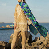 Zainab Chottani Embroidered Chikankari Lawn 3Pc Suit ZC-02B