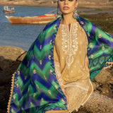 Zainab Chottani Embroidered Chikankari Lawn 3Pc Suit ZC-02B