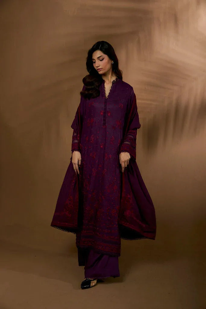Sobia Nazir | Winter Shawl 25 | Design 2B - Rang-e-Khaas