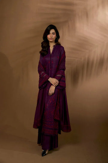 Sobia Nazir | Winter Shawl 25 | Design 2B - Rang-e-Khaas
