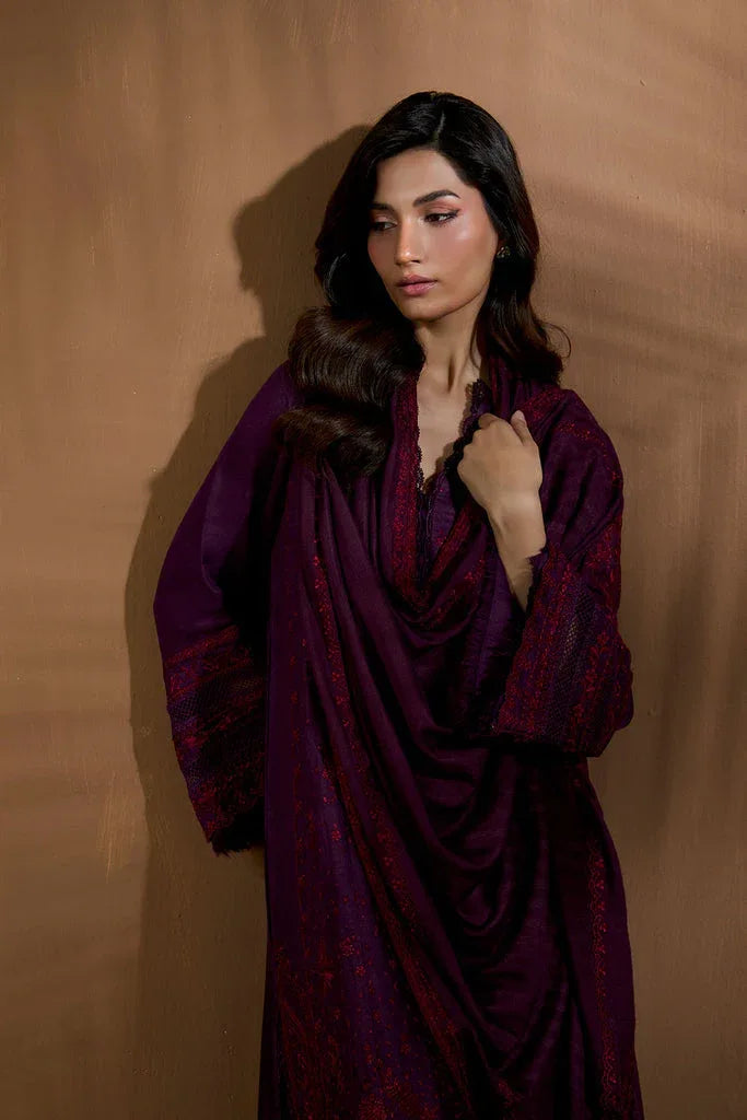 Sobia Nazir | Winter Shawl 25 | Design 2B - Rang-e-Khaas