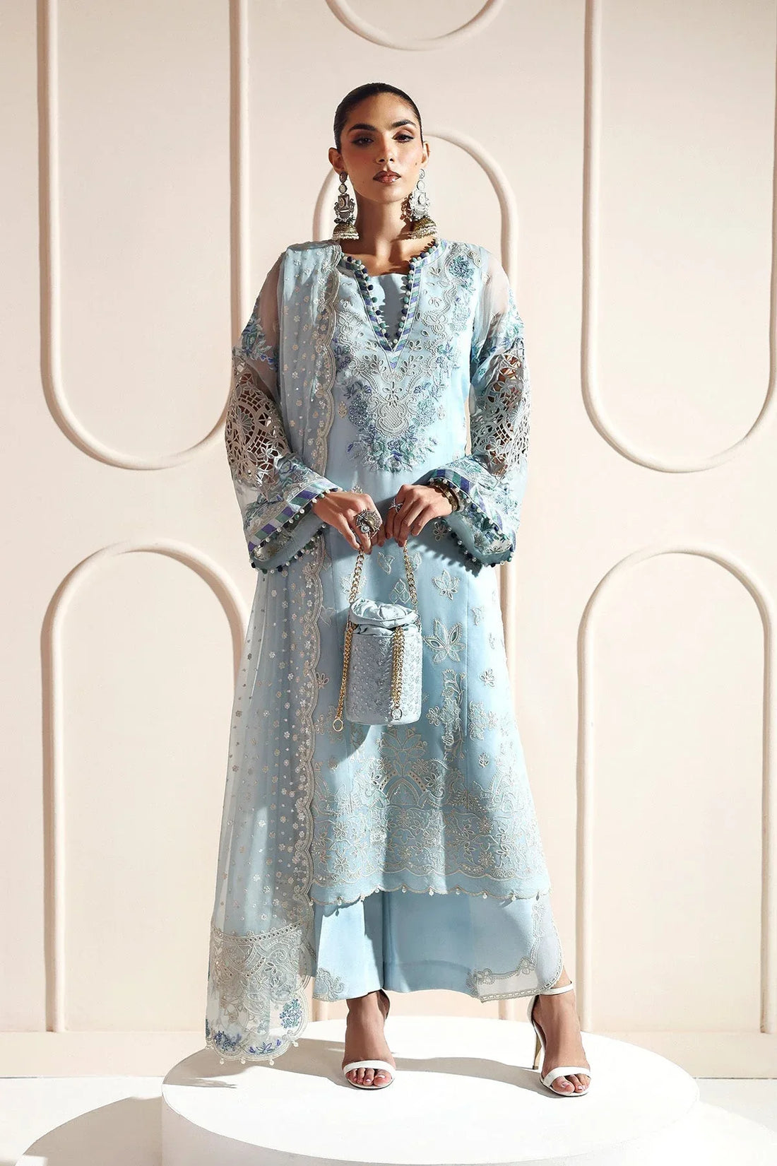 Alizeh | Aymal Luxury Bamber Chiffon | DHANAK - Rang-e-Khaas