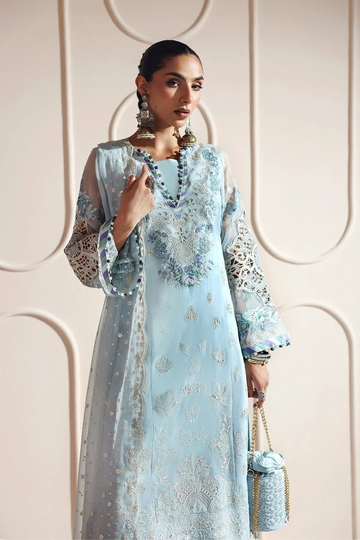 Alizeh | Aymal Luxury Bamber Chiffon | DHANAK - Rang-e-Khaas