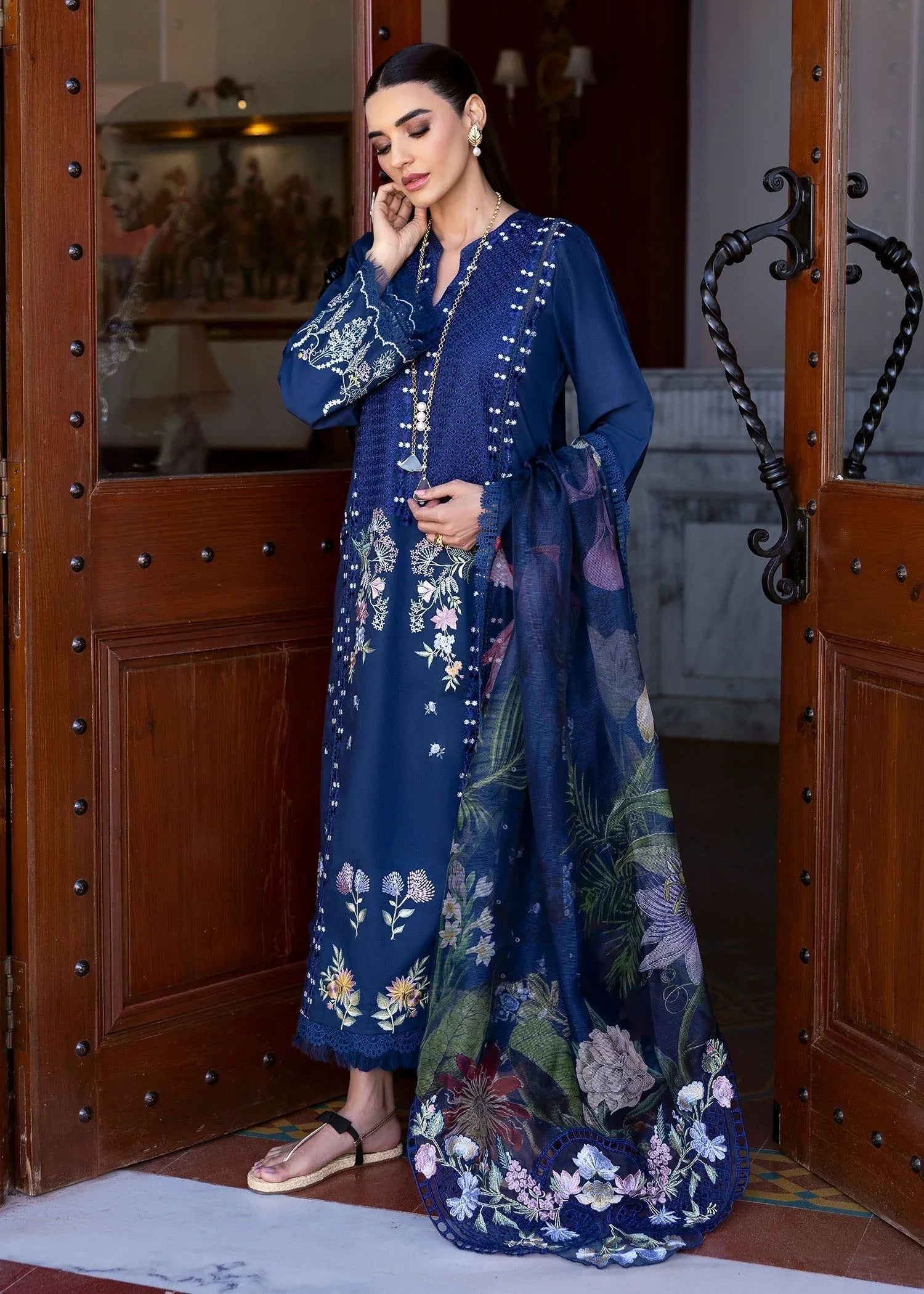 Saira Shakira | Bloom Lawn 25 | HANGING GARDENS 2-B - Rang-e-Khaas