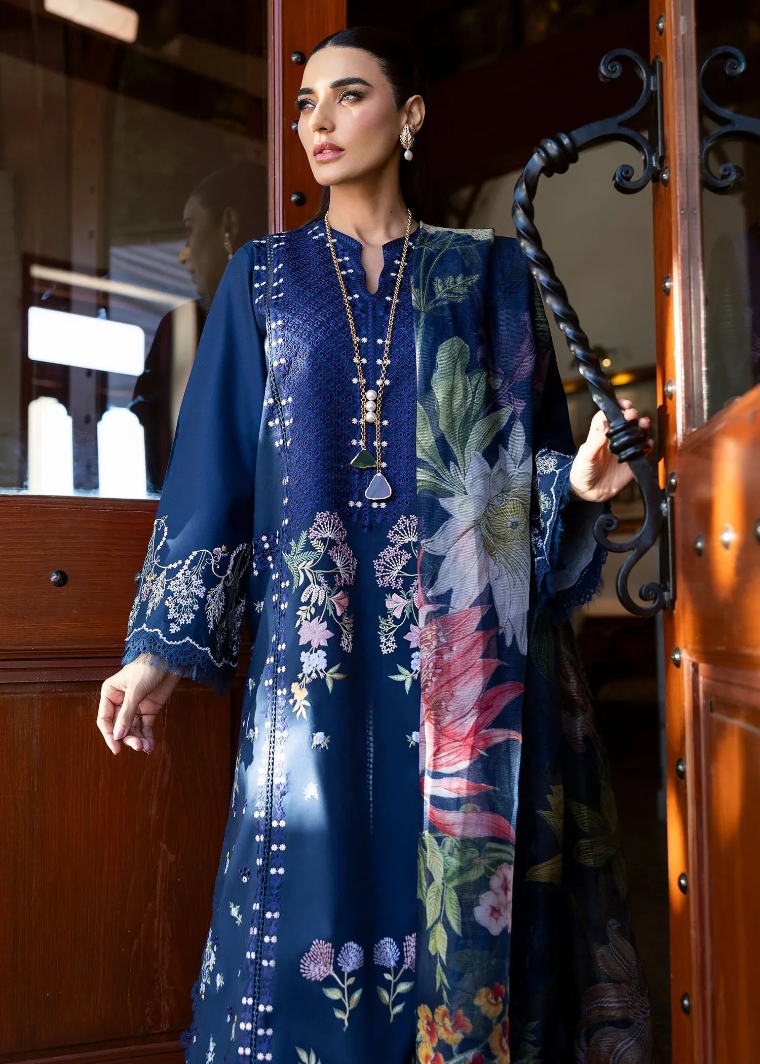 Saira Shakira | Bloom Lawn 25 | HANGING GARDENS 2-B - Rang-e-Khaas